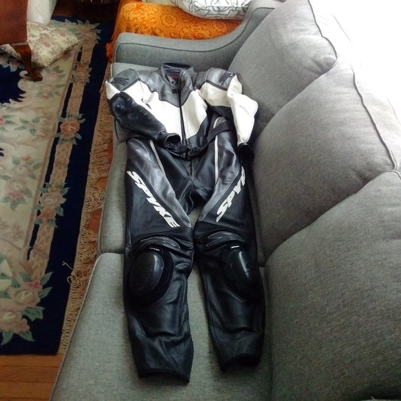 Leather Motorcycle suit - 2*piece EU SZ 54 - Picture 1 of 7